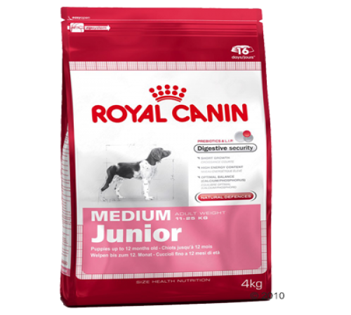 Royal Canin Medium Junior 3k + Snacks De Regalo